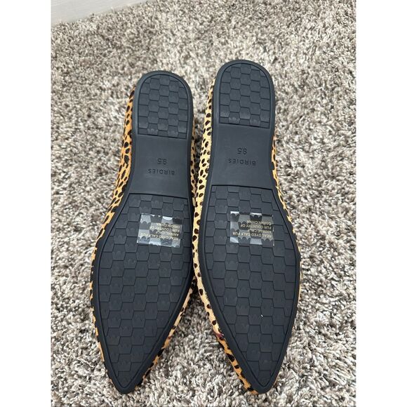 NWT Birdies The Goldfinch Mini Goldfinch Calf Hair Flats Size 9.5 - Picture 4 of 13
